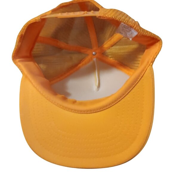 Old Farts Ex-Wife Mesh Trucker Cap Yellow White Adjustable Medium/Large Skater - Picture 4 of 6